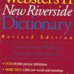 Webster's II New Riverside Dictionary-Revised Edition Paperback – Import, January 1, 1996