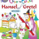 fairy tales copy to colour hansel and gretel