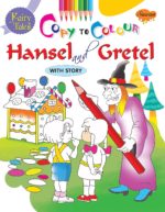 fairy tales copy to colour hansel and gretel