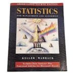 STATISTICS FOR MANAGEMENT AND ECONOMICS