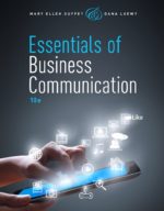 Essentials of Business Communication-10th Edition by Mary Ellen Guffey (Author), Dana Loewy (Author)