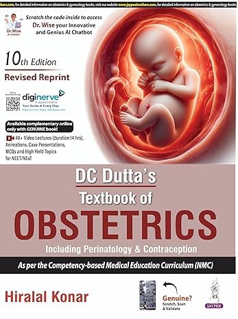 DC Dutta’s Textbook of Obstetrics (Including Perinatology & Contraception) HIRALAL KONAR